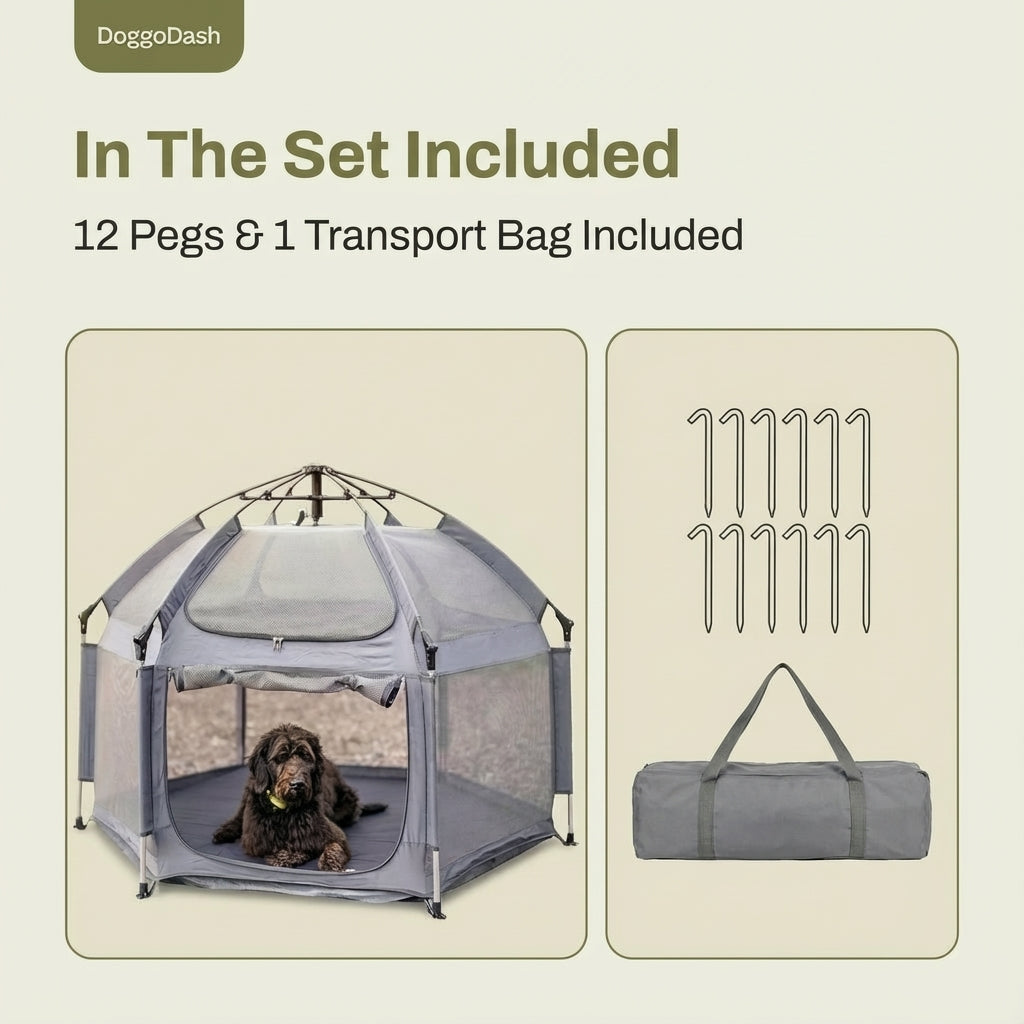 PupHaven™ Pop-Up Dog Playpen