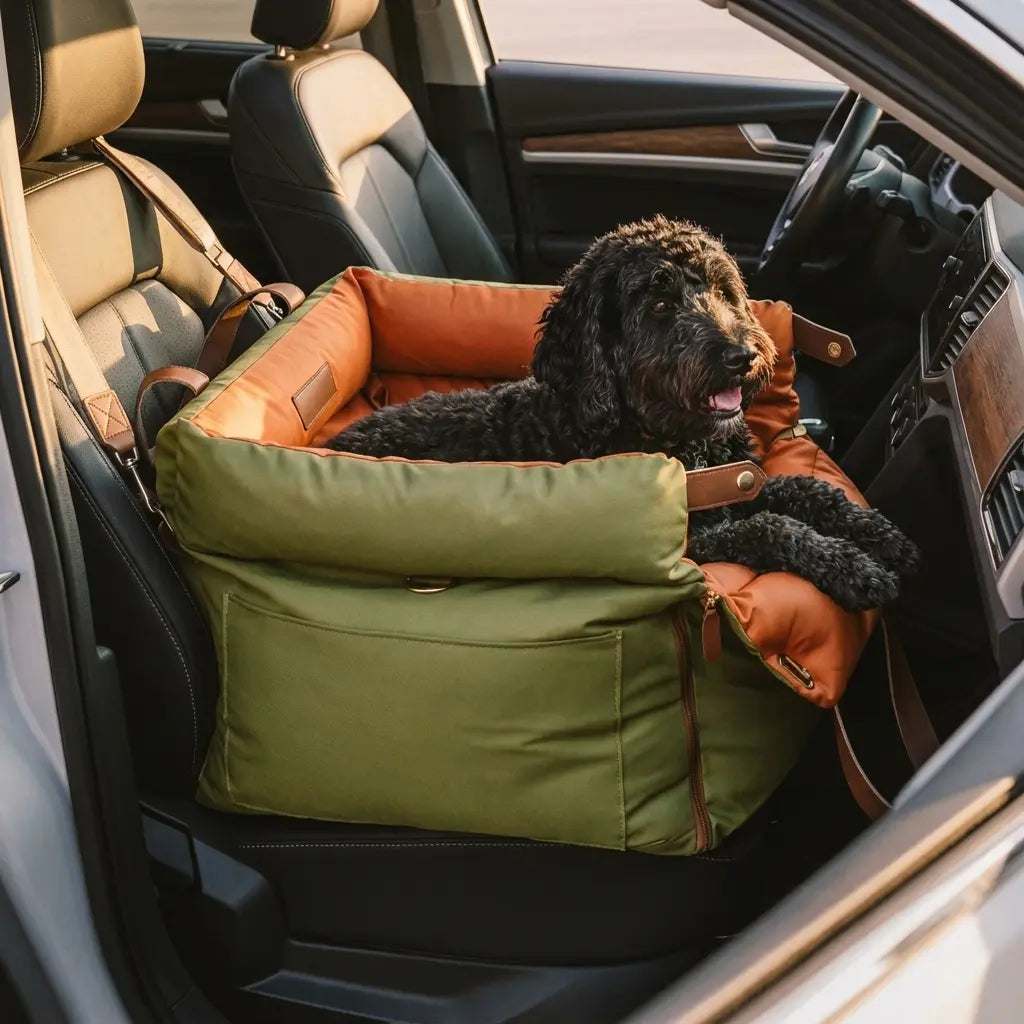CoPilot™ Luxe Front-Seat Dog Bed