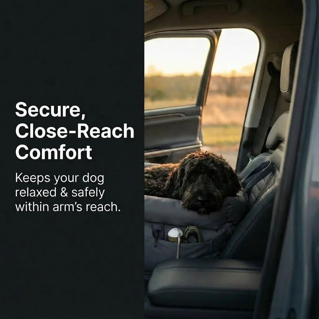 CoPilot™ Luxe Front-Seat Dog Bed