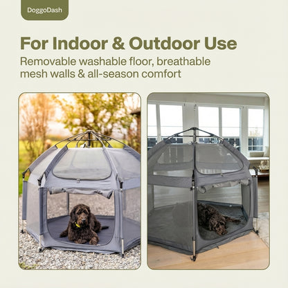 PupHaven™ Pop-Up Dog Playpen