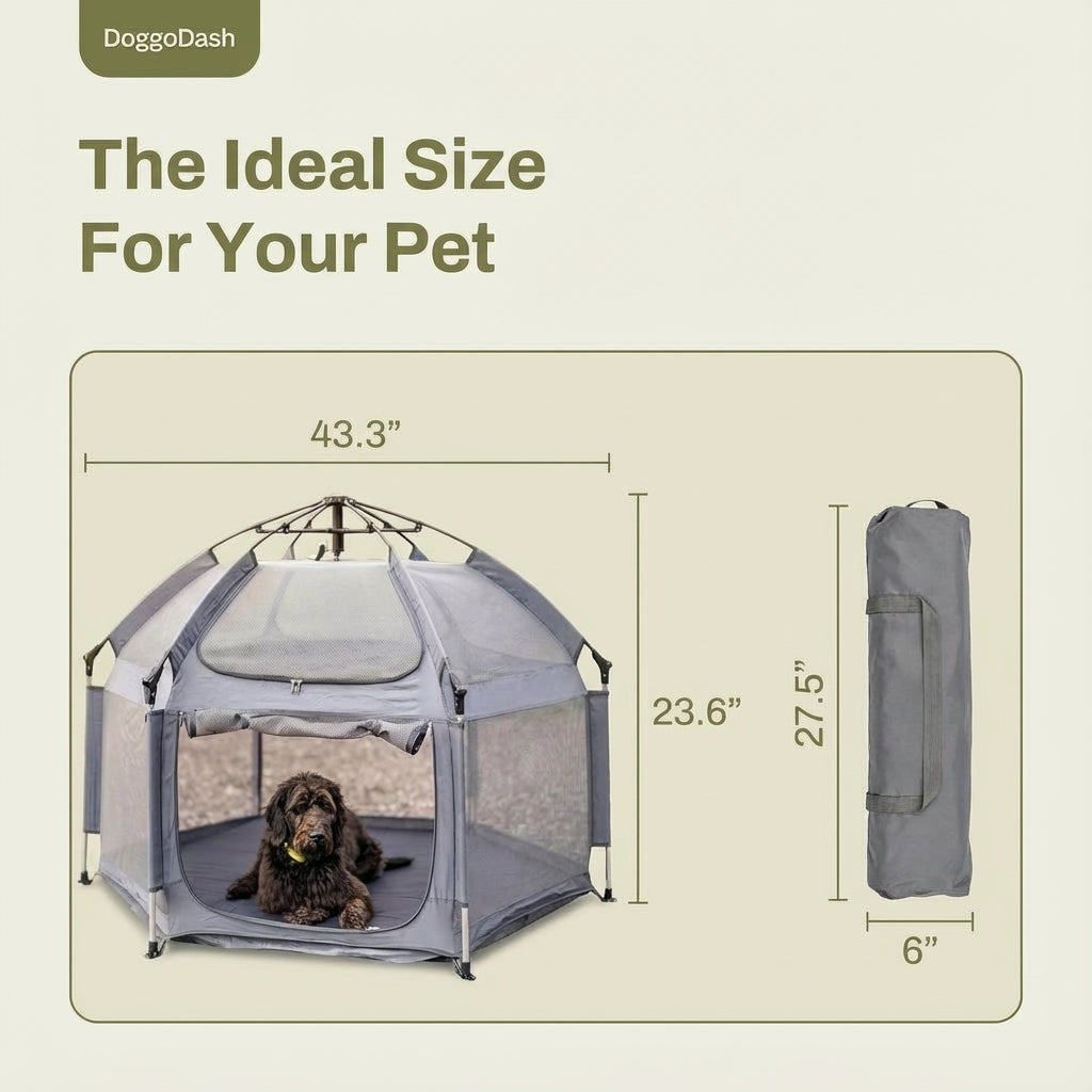 PupHaven™ Pop-Up Dog Playpen