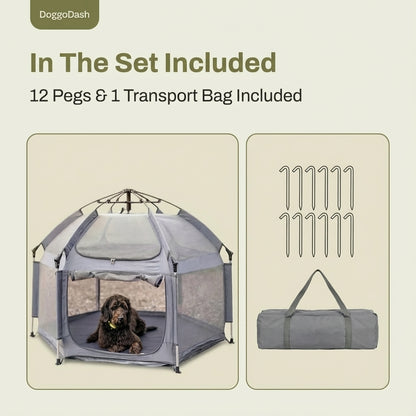 PupHaven™ Pop-Up Dog Playpen