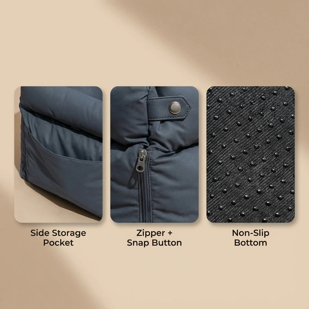 CoPilot™ Luxe Front-Seat Dog Bed