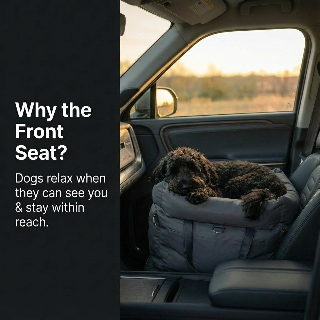 CoPilot™ Luxe Front-Seat Dog Bed